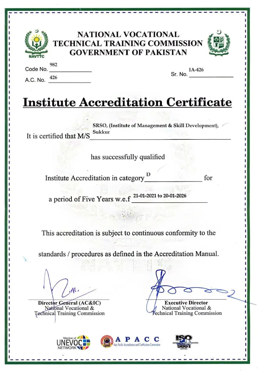 #5 NAVTTC certificate